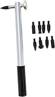 1Set Repair Percussion Hammer with Interchangeable Heads Sheet Metal Tool for Automotive Bodywork and Fixing Dents Durable and Repair