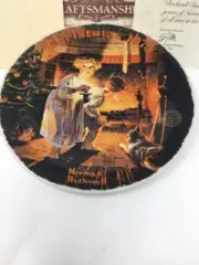 Knowles Collectors plate in Box / Somebody's Up There by Norman Rockwell / Mint