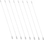 LIFKOME 8pc Set Braided Steel Luggage Cable Locks Heavy Duty Safe Wire Rope for Travel Plant Lighting