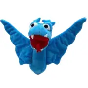 Toys Hobbies Plush Garden Monster Series Plush Fly Snake Blue Game Animation