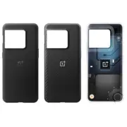 OnePlus 10 Pro 5G Aramid fiber Case Sandstone Black Cover Shockproof Back Shell