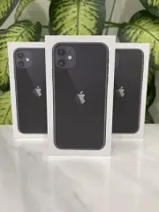 THREE Apple iPhone 11 Retail Boxes- 64GB / Black - NO DEVICE - Empty Box