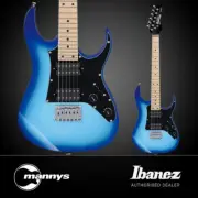 Ibanez GRGM21M BLT Mikro 3/4 Size Electric Guitar (Blue Burst)