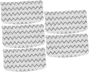 [Levemolo] 5 Pack Steam Mop Covers Microfiber Cleaning Pads Compatible with Steam Mop