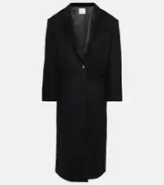 [Christopher Esber] Christopher Esber Caravella wool-blend coat AU 8 black