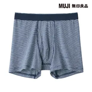 【MUJI 無印良品】男柔滑前開拳擊內褲(共8色)