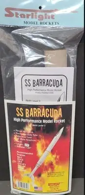 Starlight SS Barracuda Flying Model Rocket kit SCI-FI Model Rocket Sealed