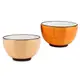 【堯峰陶瓷】蜜橘菱型系列 4.5吋菱角碗|湯碗 飯碗|套組餐具系列|餐廳營業用|餐具系列