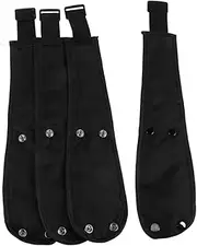 Abaodam Infant Stroller Protective Gear 4pc Clip Oxford Cloth Stroller Strap Pads
