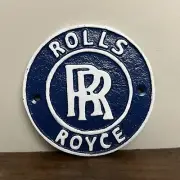 Small Rolls Royce Sign - Man Cave / Garage Sign - Not Enamel Sign - Cast Iron