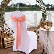 Traderight 20x Satin Fabric Chair Sashes Cloth Covers Wedding PartyTable Runner Decoration