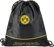 Borussia Dortmund BVB Gym Bag - Sporty Gym Bag with BVB Emblem, 100% Polyester, Drawstring, Ideal for Training, Sports and Leisure