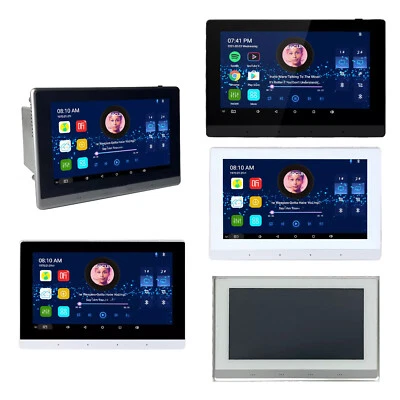 Touch Screen in wall Amplifier 7''Stereo Audio Background Music WIFI Bluetooth