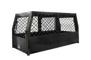 TTB BLACK POWDER COATED DOG BOX 1700L X 800W X 900H