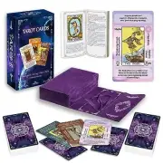 Tarot Cards Set with Guide Book,Tarot Cards for Beginners,Tarot Cards Deck wi...