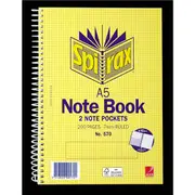 Spirax A5 Notebook 200 Pages each