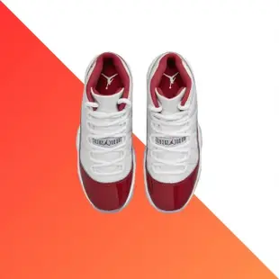 【NIKE 耐吉】NIKE Air Jordan 11 Retro Varsity Red 潮流復古女 藍白紅 籃球鞋 378038-116