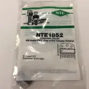 (1) NTE NTE1852 Integrated Circuit 4W Audio Amplifier with DC Volume Control