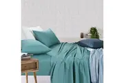Amsons Sheet Set - Fitted & Flat Sheet With Pillowcases - Mint Green