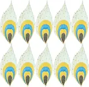 jojofuny 10pcs Embroidered Fabric Patch: Traditional Peacock Sewing Patches DIY Sew-on Applique for Costume Decoration Jackets Clothes