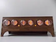 Nixie tube clock IN1 table desk retro old vintage clock for bedroom by JTNlab