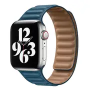 Blue 38mm/40mm/41mm Apple Watch iWatch Band Series 9 8 7 SE 6 5 4 Magnetic Strap Silicone 40 44