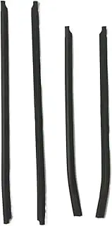 4 Pcs 2005-2014 Outside Windows Glass Rubber Compatible for Toyota Hilux Glass Protector WeatherStrip Glass Outer Laminate 68161-0K010