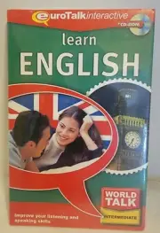 EuroTalk Interactive Learn English Intermediate Level CD-Rom PC Mac NEW