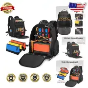 Versatile Tool Backpack with Adjustable Pockets - Perfect for Every Handyman