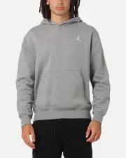 [JORDAN] Jordan Brooklyn Fleece Pullover Hoodie Carbon Heather/white - Size 2XL 2XL Carbon Heather/