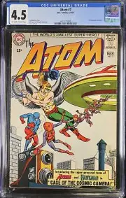 Atom #7- 1963 DC Comics - CGC 4.5 - First Hawkman crossover - Kane and Anderson