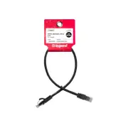 Legrand 0.5m Black Cat6A RJ45 SFTP Patch Lead