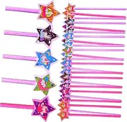 KICHOUSE Elegant Fairy Wands Set 25pcs Star Design Handheld Boys and Girls Fairy Sticks for Dress Up Playtime
