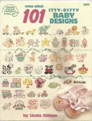 AMERICAN SCHOOL OF NEEDLEWORK 101 ITTY-BITTY BABY DESIGNS CROSS STITCH LEAFLET