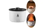 Essential Oil Diffuser, Flame and Volcano 2 Spray Modes, Warm Light, Timer and Auto Shutoff 360ml Ul