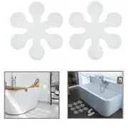 20 Pcs Anti-slip Bathroom Stickers Non Slip Shower Discs For Tub Showers Mat Pad White