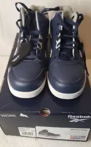 NIB Reebok Dark Blue High Top Work Shoes with Composite Toes Size 8M- 1007