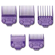 Andis 01410 Nano-Silver Double Magnetic Guide Clipper Attachments Comb Set #0-#4