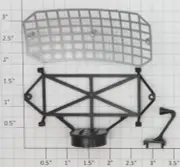 Lionel 3540-5 Silver Painted Radar Antenna Screen Kit (50)