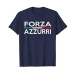 男士純棉 T 恤意大利 NATIONAL PRIDE FORZA AZZURRI ITALIA T 恤 4XL, 5XL