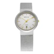 Bering Women Watch Stainless Steel Slim Classic - 11029-004 Mesh Band