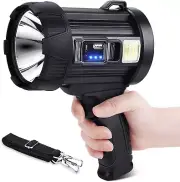 Foco recargable, linterna LED brillante de 1000000 lúmenes