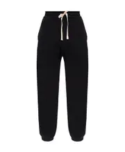 Jil Sander Elasticated Drawstring Waistband Track Pants M Black