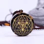 Seed of Life Ancient Orgon Energy Crystal Pendant Chakra Symbol Orgonite