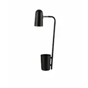 PASTEL Table Lamp SES Matte Black Ellipse OD160mm Adjustable with Storage