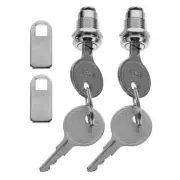 2 Sets Replacement Locker Practical Drawers Cam Lock Mailbox Lock Replacement