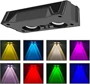 Claymo Solar Fence Lights Outdoor，IP65 Waterproof Wall Lights Solar Powered for Garden, Backyard，Railing，Step，Patio，Deck Fence，Stair from Dusk Till Dawn for Christmas Decoration
