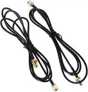 2pcs SMA Male to Female Extension Cable Coax Cable for WiFi Router Antenna Boost Signal Transmission Coverage for Wireless Devices Network Performance