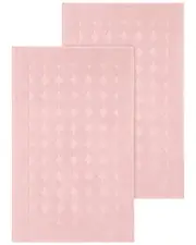 Linum Home Textiles Set of 2 Turkish Cotton Sinemis Circle Design Bath Mats