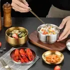 Double Layer Korean Style Bowl Soup Container Pickled Vegetables